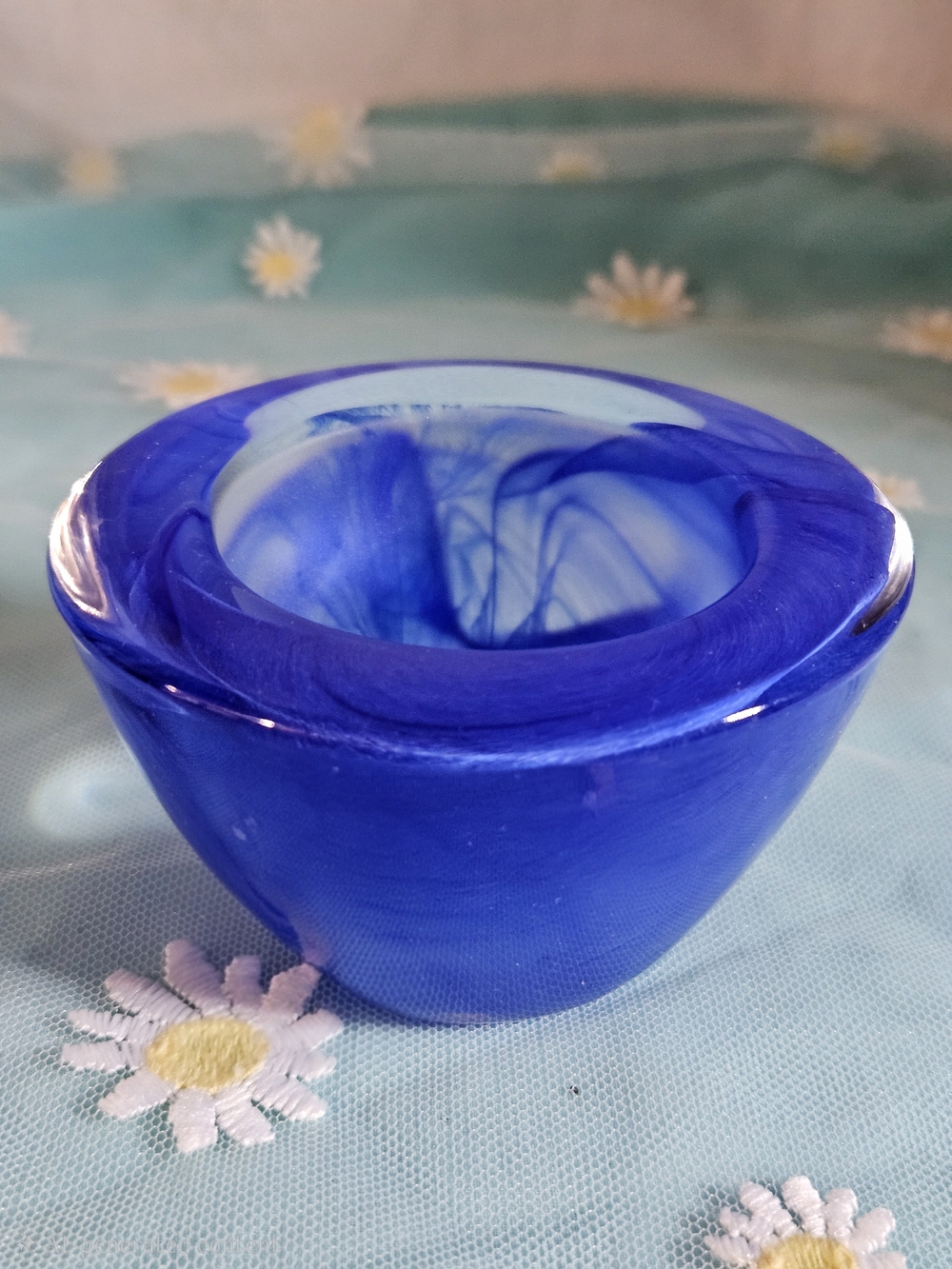 PartyLite, Blue Solitude Votive Holder